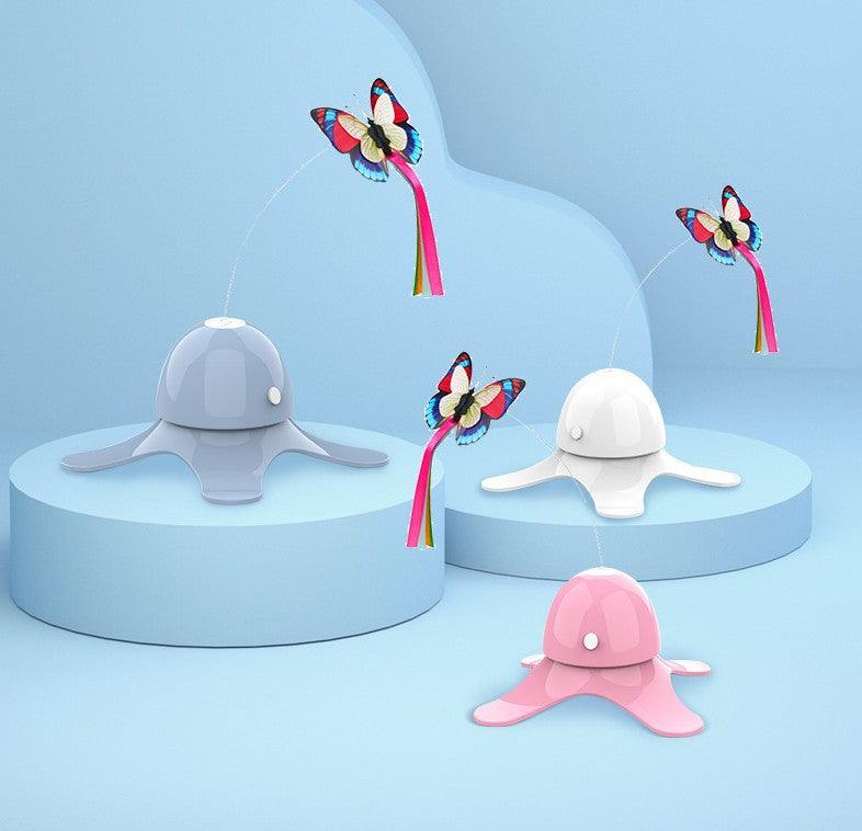 Electric Butterfly Interactive Cat Toy