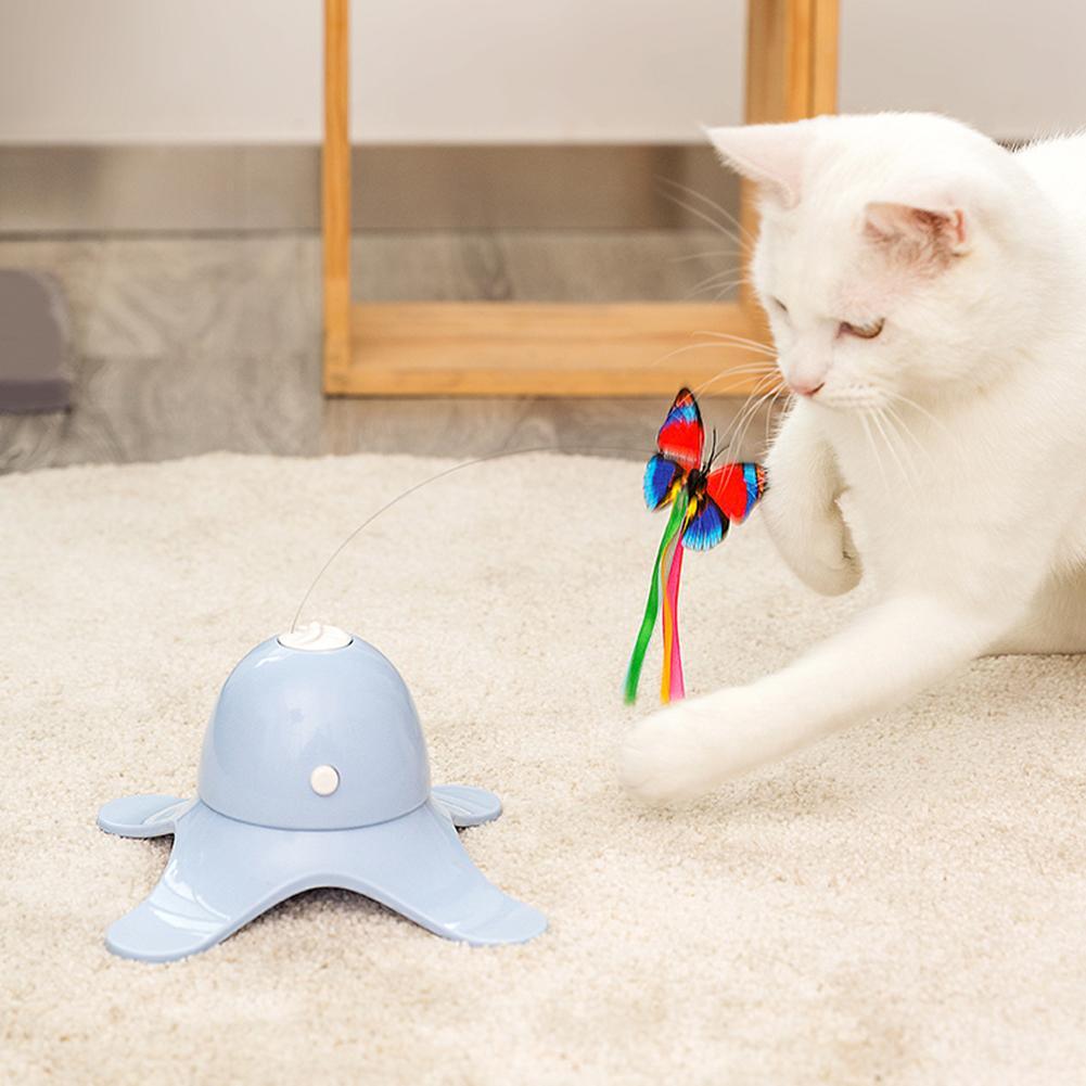 Electric Butterfly Interactive Cat Toy