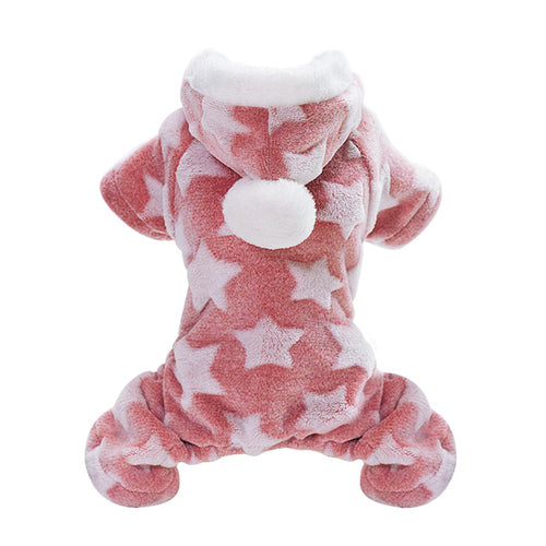 Cute Dog Clothes Jumpsuit Warm Winter Puppy Cat