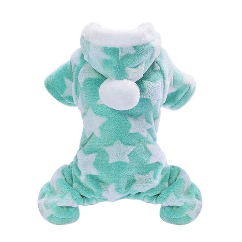 Cute Dog Clothes Jumpsuit Warm Winter Puppy Cat