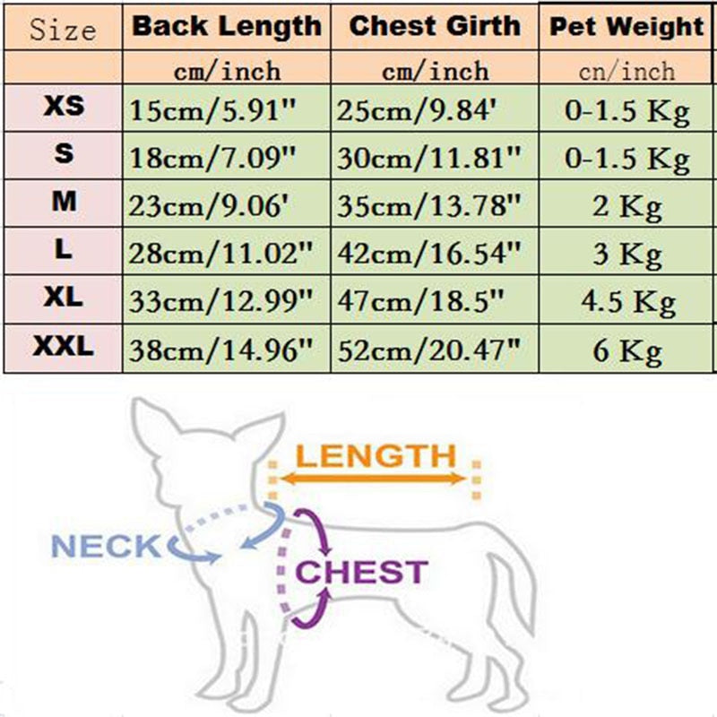 Dog Clothes For Small Dogs Soft