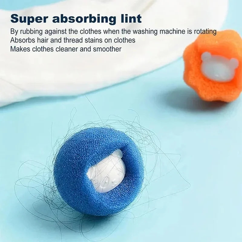 Washing Machine Bear Cleaning BallsPet Hair Remover Reusable