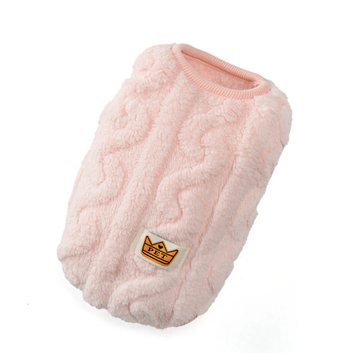 Soft Fleece Dog Clothes For Small Dogs Cats Sweater Autumn Winter Warm