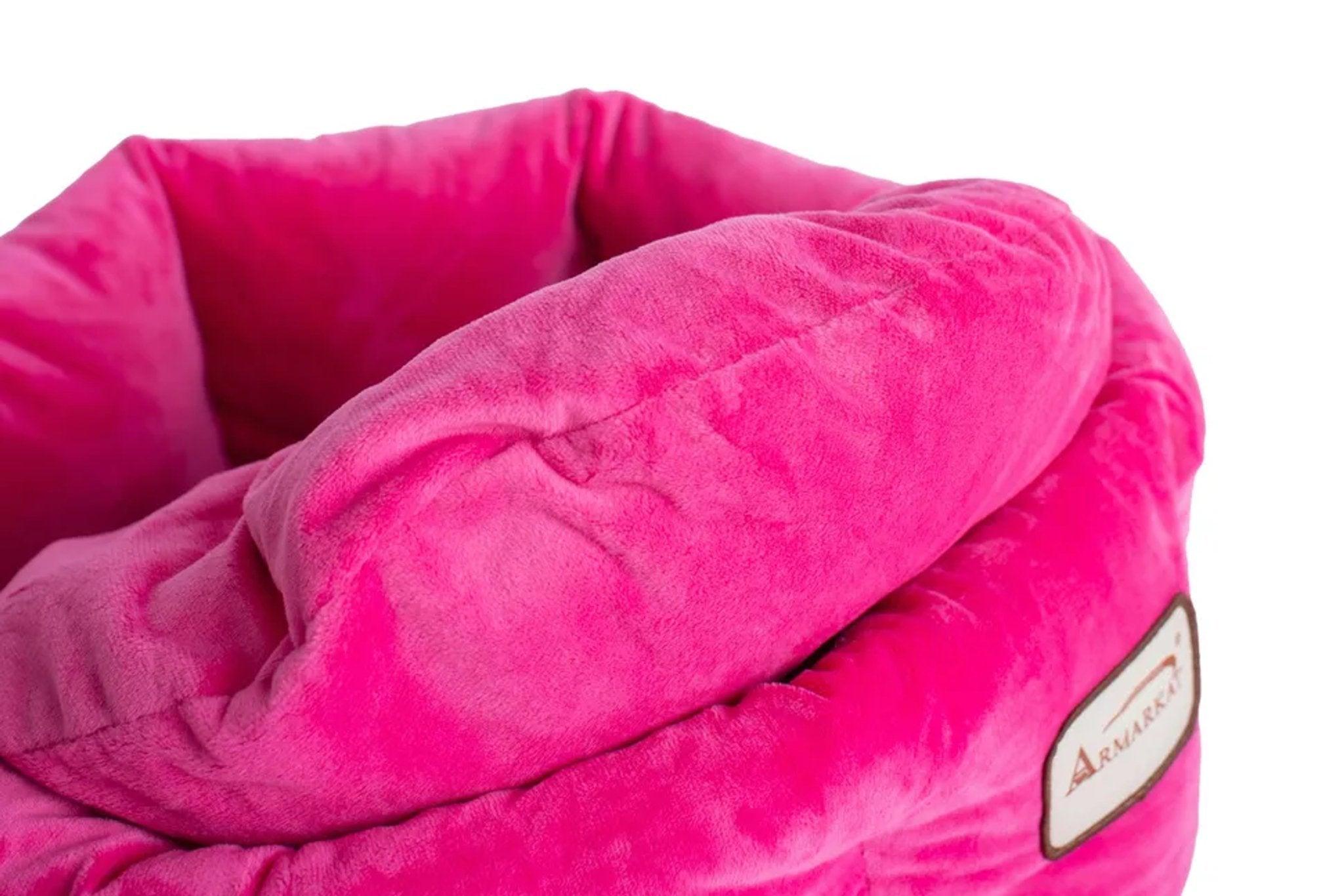 Armarkat Luxurious Warm Pink Cat Cuddle Bed