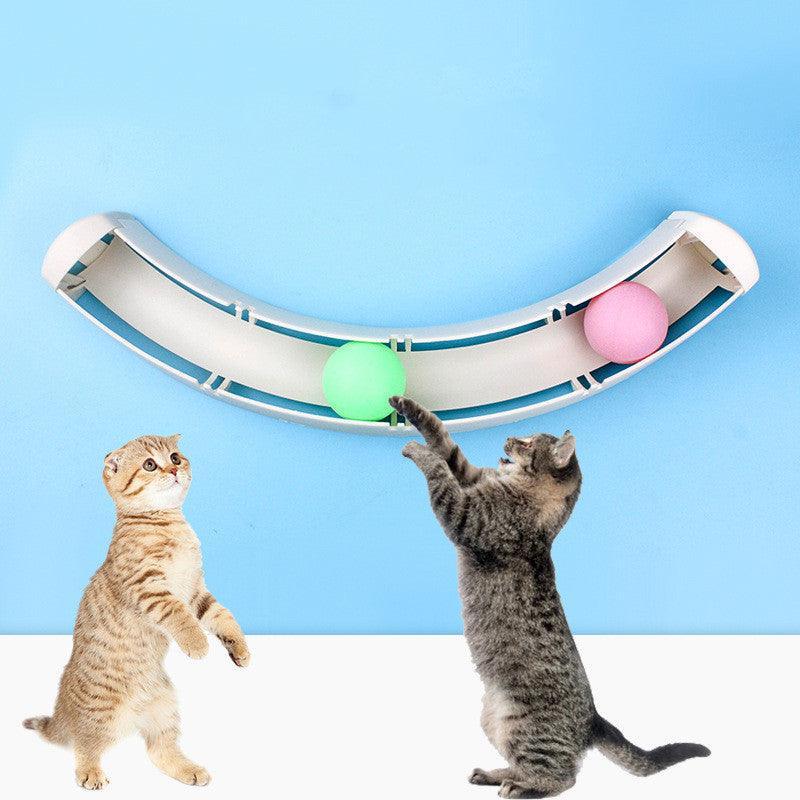 Curved Track Interactive Cat Toy