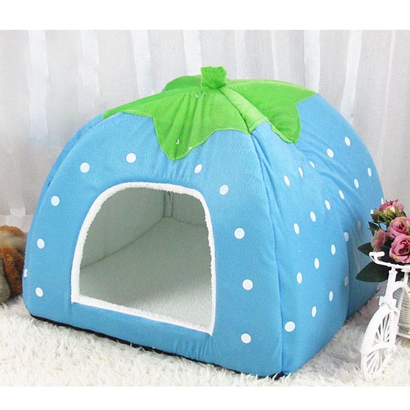 Cute Strawberry Dog Bed House