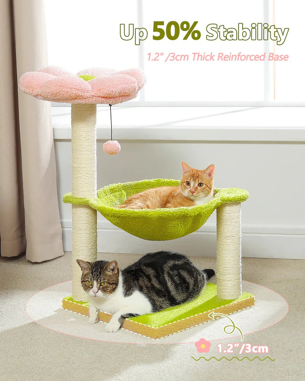 Pink Bubblegum Cat Hammock Bed