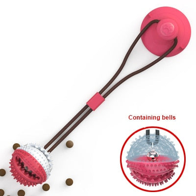 Dog Toys Silicon Suction Cup Tug dog Tooth Cleaning