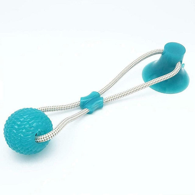 Dog Toys Silicon Suction Cup Tug dog Tooth Cleaning